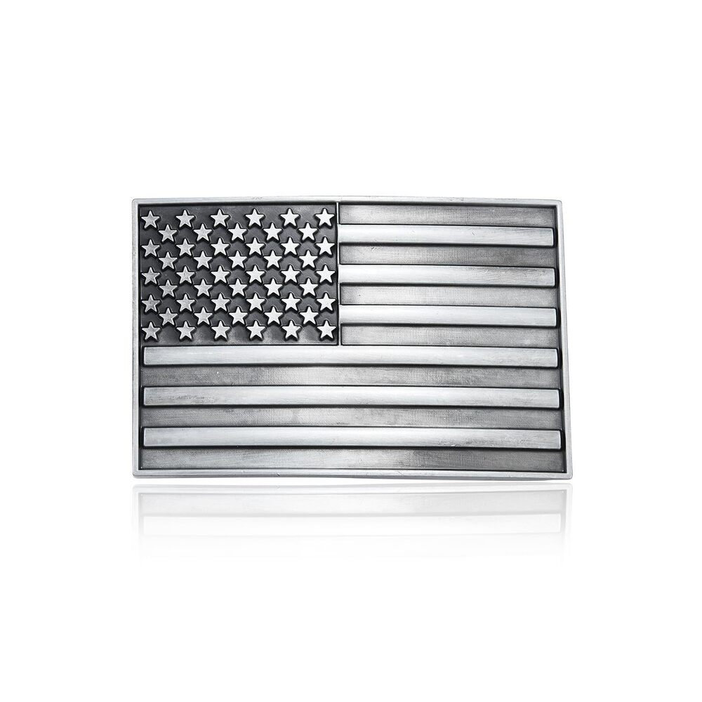 5450 MASOP Western Belt Buckle , American Flag Belt Buckle, Jeans